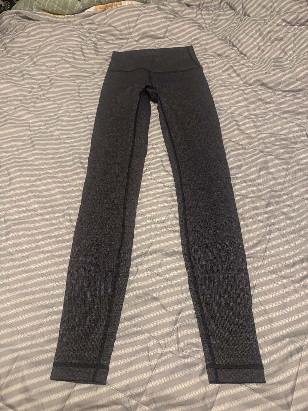 Lululemon Align High-Rise Leggings Size 2 Black Herringbone
